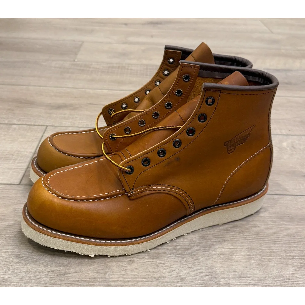 NEW RED WING 10875 TRACTION TRED MOC TOE 6-INCH SOFT TOE BOOTS SZ 11 D